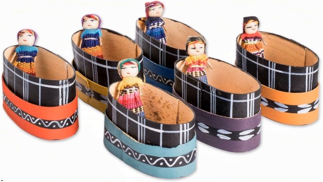 Amazon.com: NOVICA Artisan Handmade Boxed Worry Dolls Six Cotton